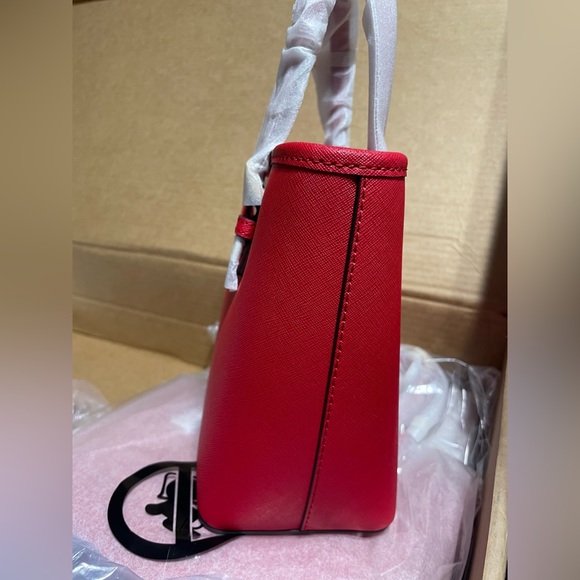 Michael Kors Jet Set Travel Extra-Small Saffiar
Leather Top-Zip Tote Bag #boxE9+ - Picture 4 of 10